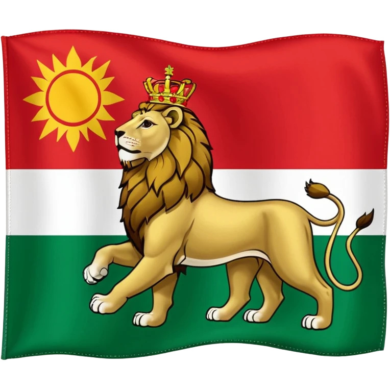 پرچم زمان پهلوی emoji
