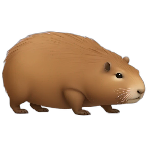 Capybara sur tortue emoji