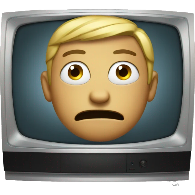 Watching tv emoji