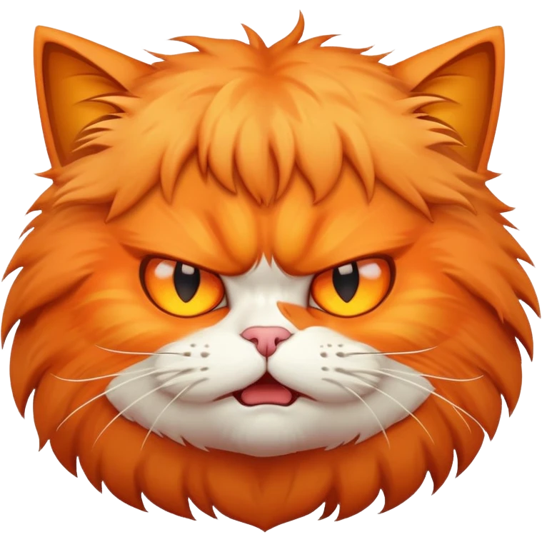 Gato enfadado emoji