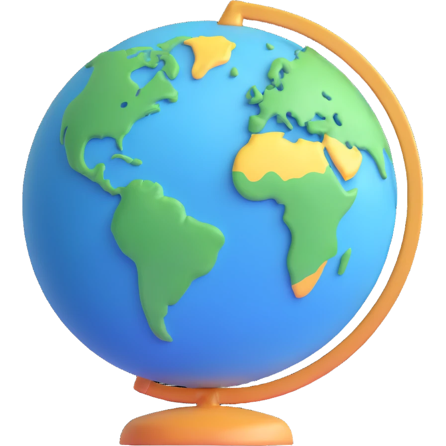 globe sweating with high temperature emoji