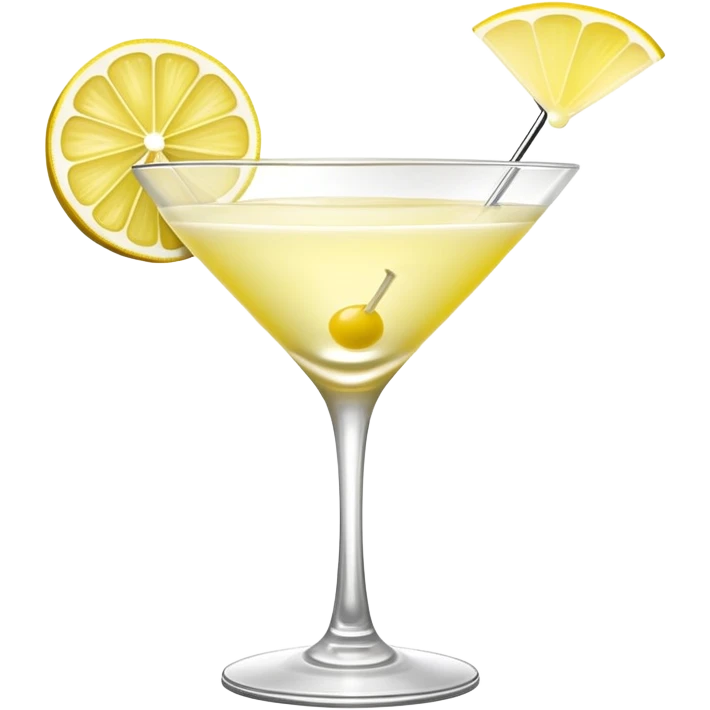 Sophisticated lemon drop cocktail that’s creamy  emoji