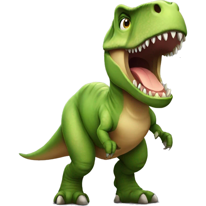 Happy T Rex emoji