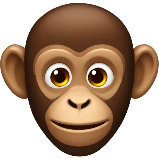 Two monkeys emoji