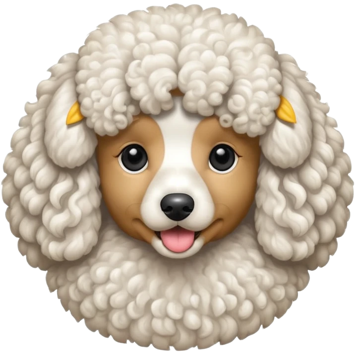 Perro caniche emoji