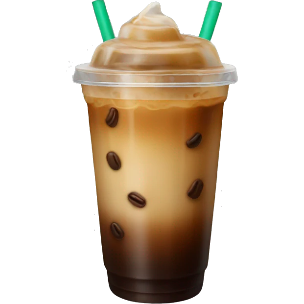 Iced coffee emoji