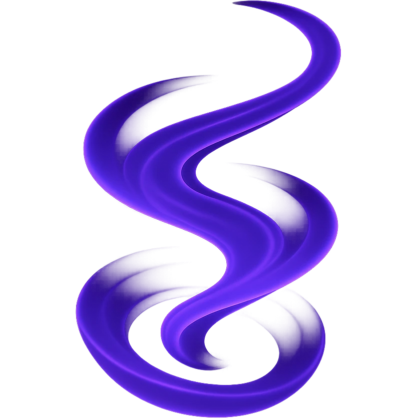 abstract swirling purple magic energy emoji