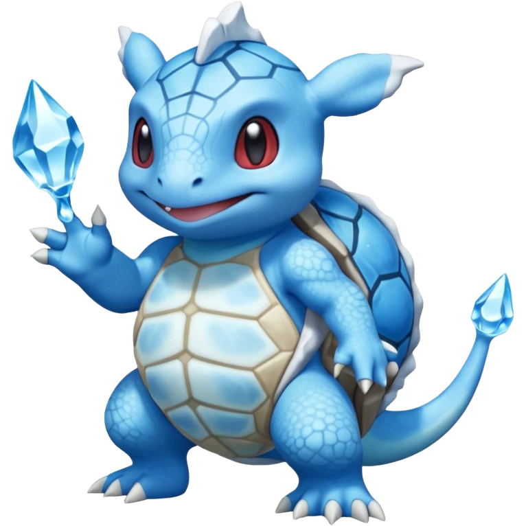 Drakloak-Wartortle-Froslass-fusion (full body) emoji