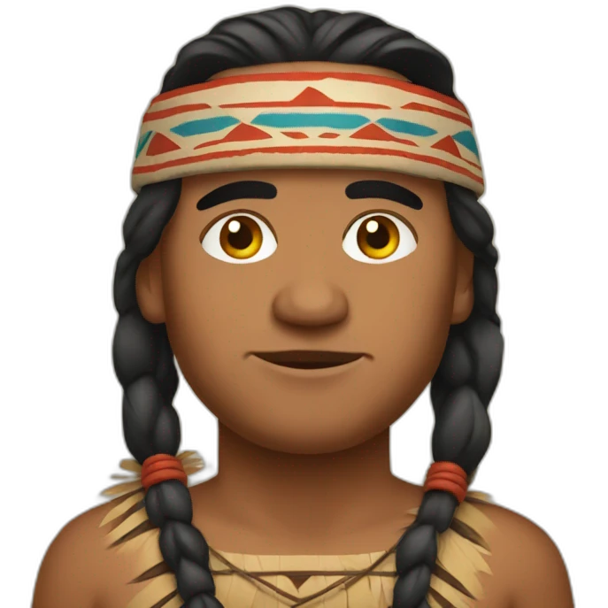 indigenous man emoji