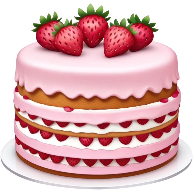 Strawberry Cake emoji