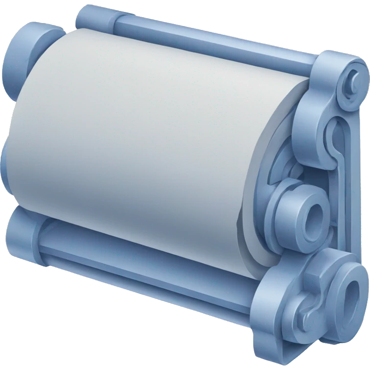 blueprint scroll isometric emoji