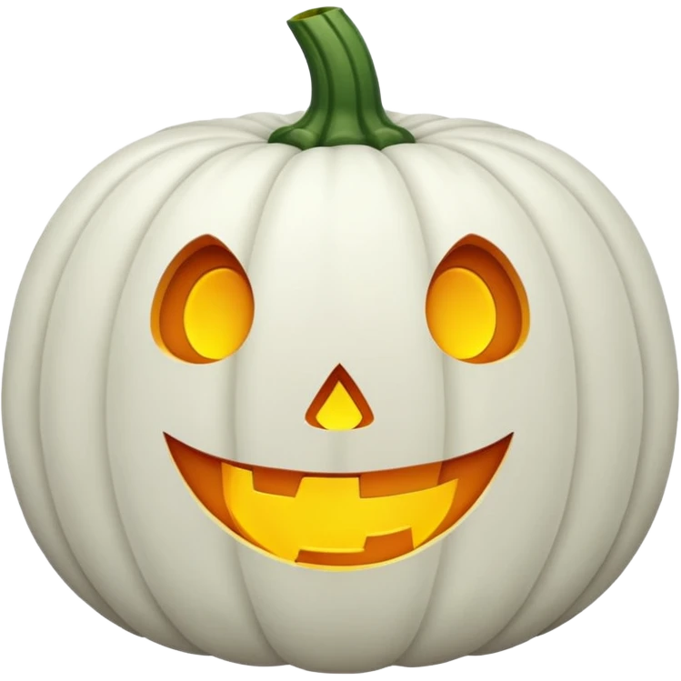 White Pumpkin emoji