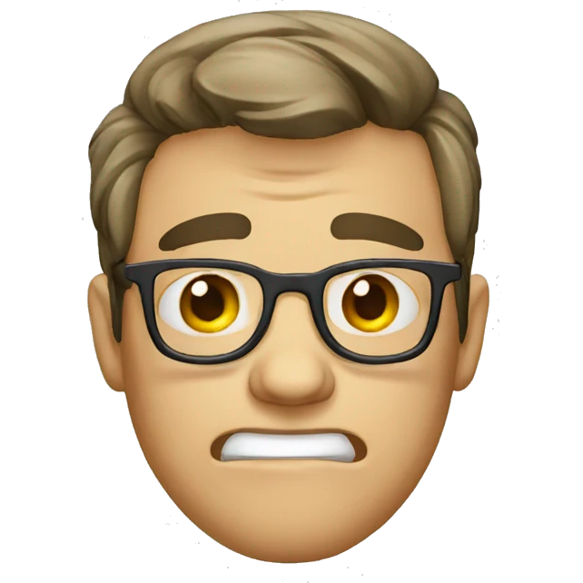nerd crying emoji