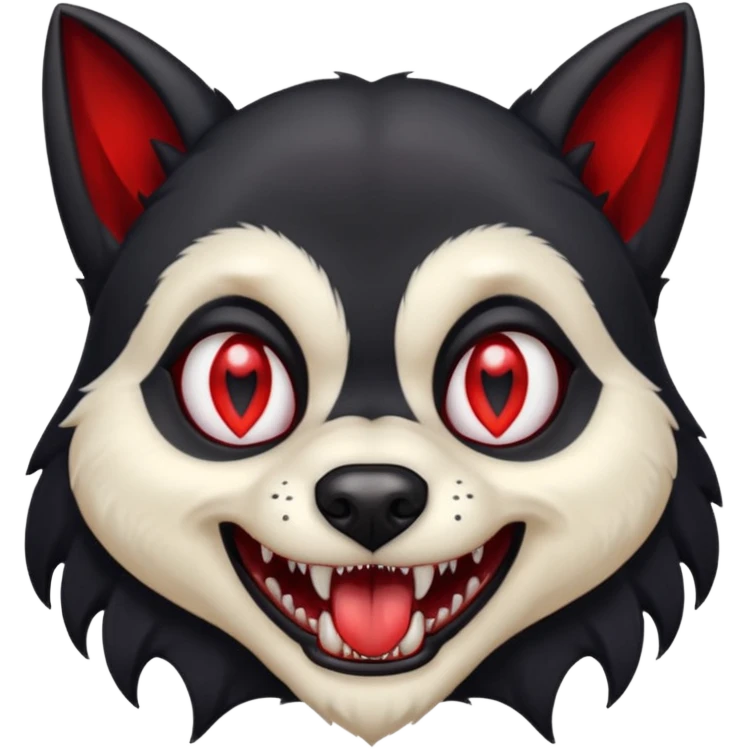 vampire dog emoji