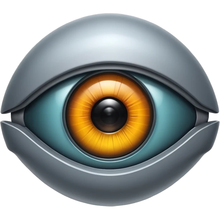 robotic eye emoji