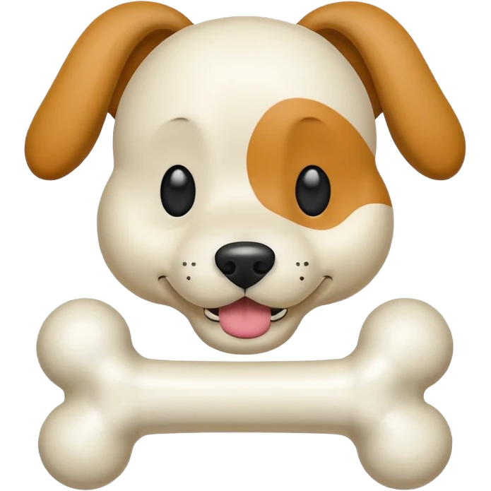 bone dog toy emoji