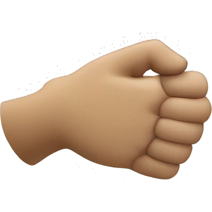 Generate a close up of a monkey paw shaking a human hand emoji