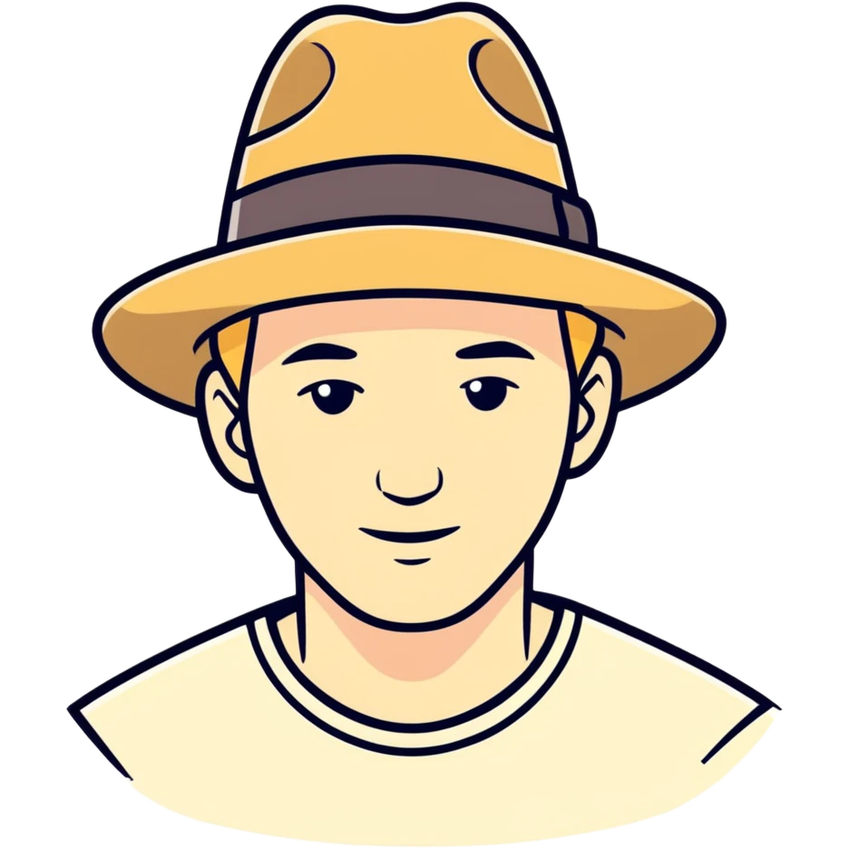 haaland wearing a fedora emoji