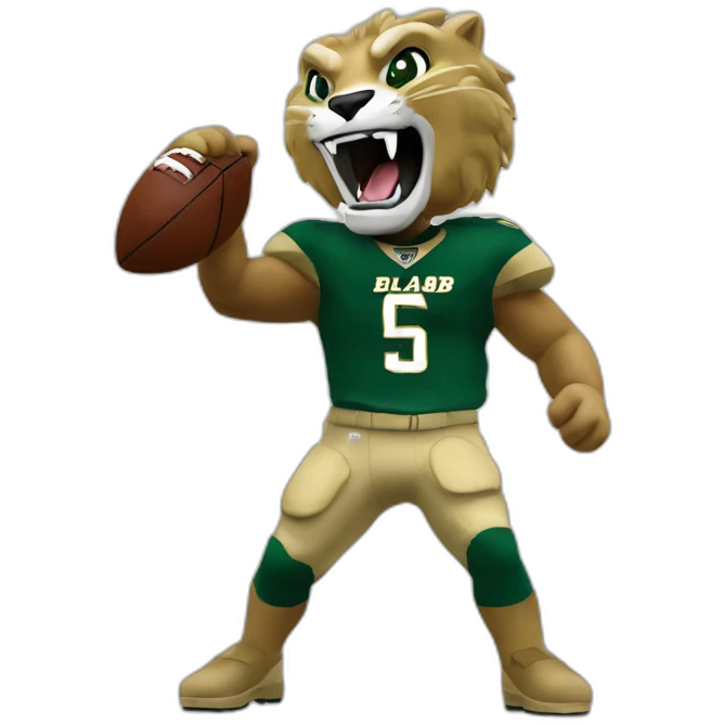 uab blazers mascot cheering for us  emoji