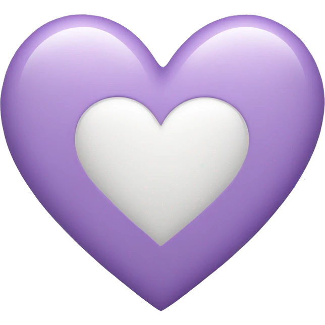 Light purple heart emoji