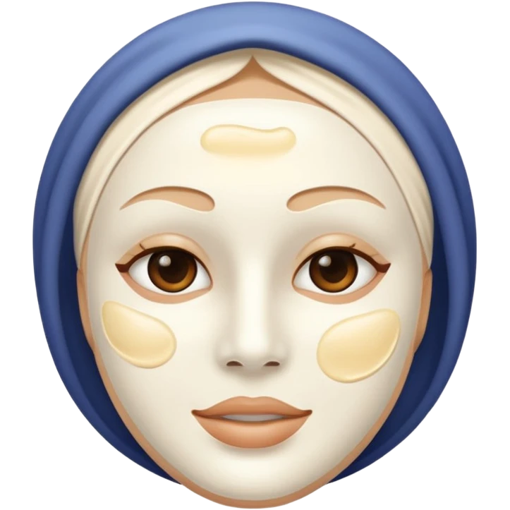 skincare mask emoji