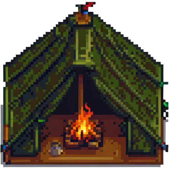 camping tent emoji