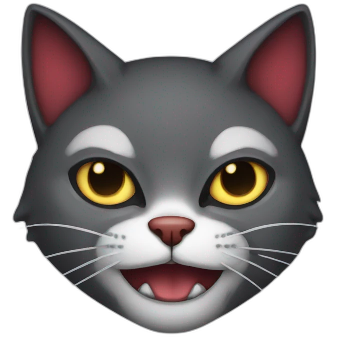 Cat vampire emoji
