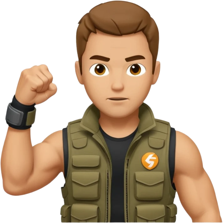Mark from "G-force" doing fist pump. emoji