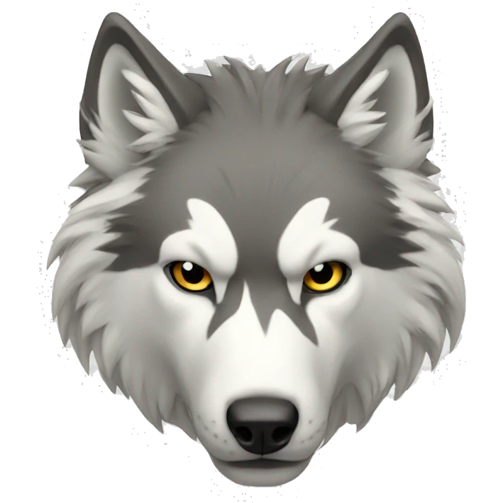 Lobo blanco  emoji