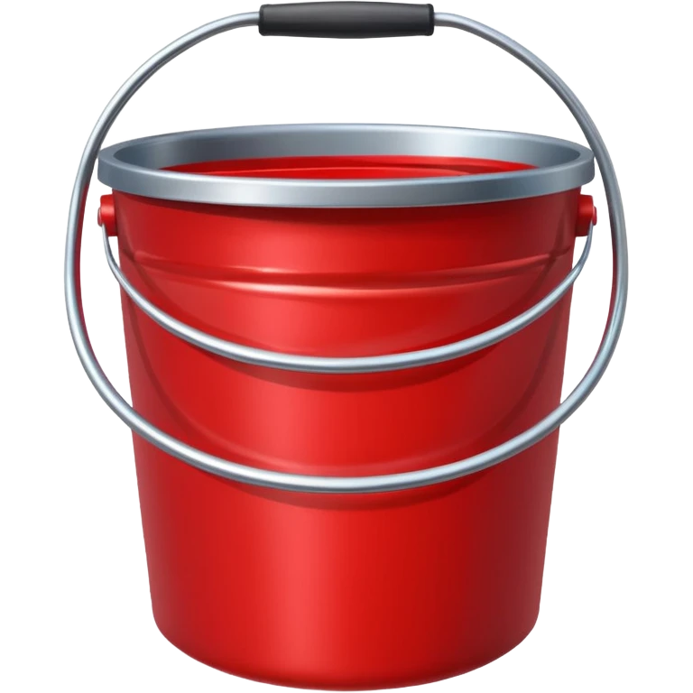 red paint bucket emoji
