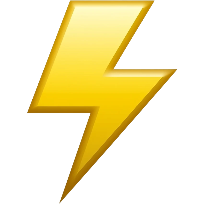 blitzsymbol emoji