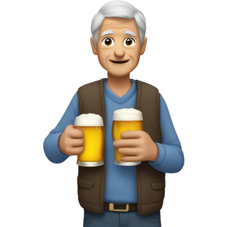 👴🏻🫃🍺 emoji