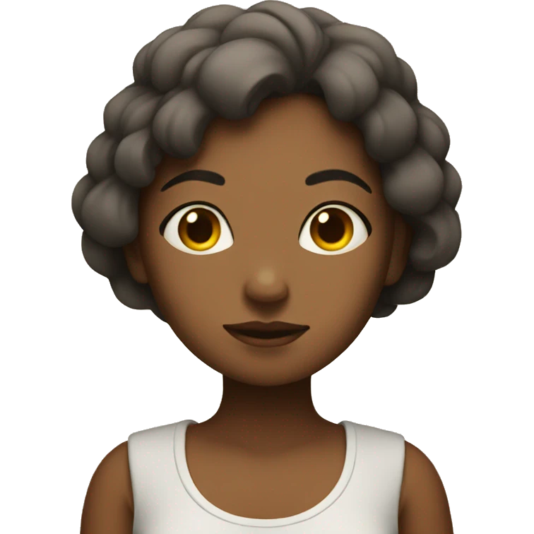 Girl in meditation emoji