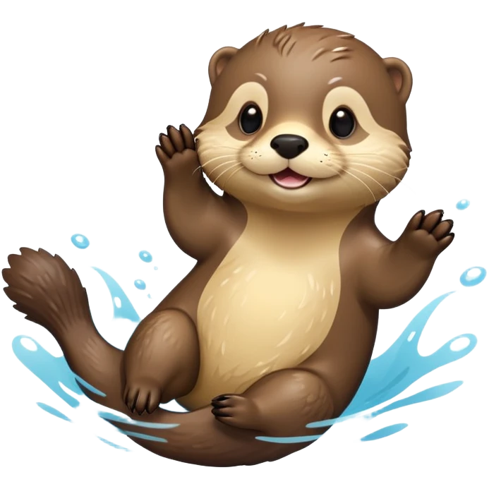 Sunshine otter emoji