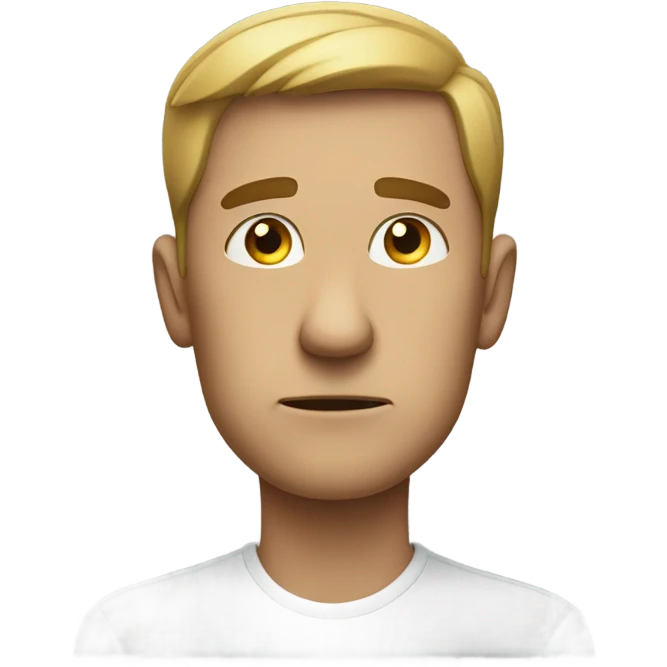 Man saying no emoji