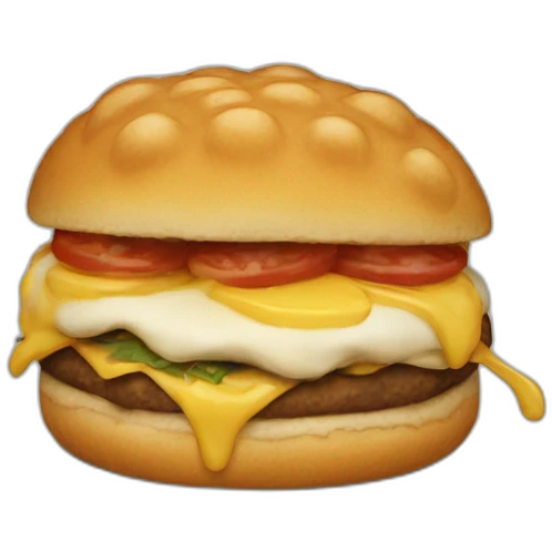 eat a burher emoji