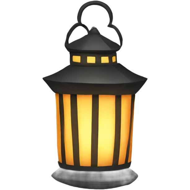 Floating lantern emoji