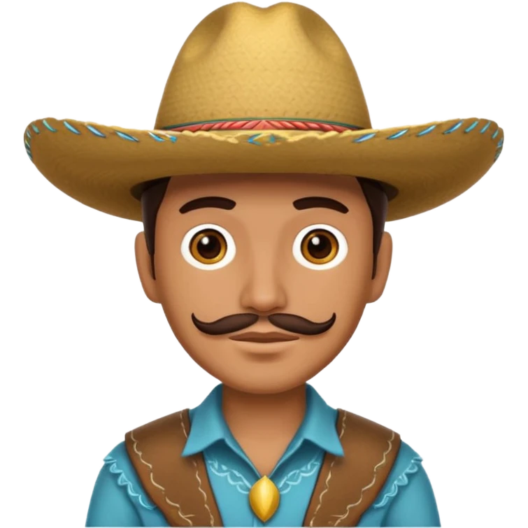 vaquero, sombrero vaquero emoji