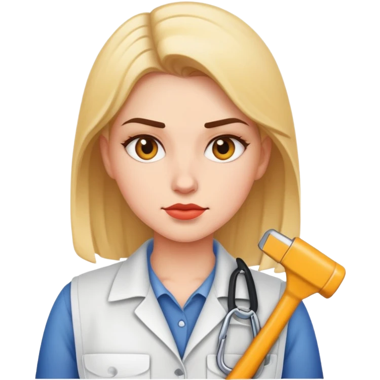Hard working girl emoji