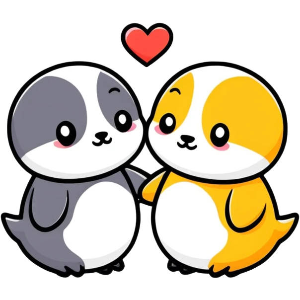 Hugs kisses emoji