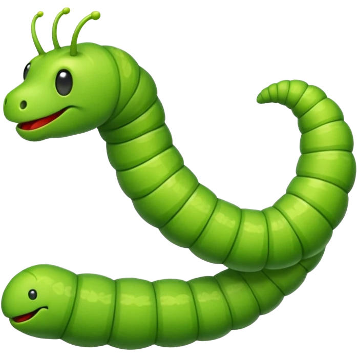 Inchworm emoji