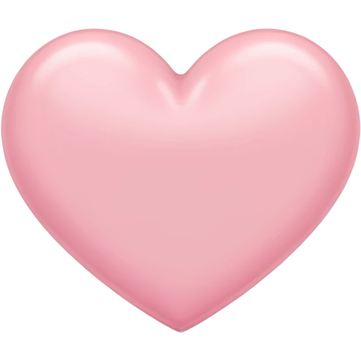 Pastel Pink Heart emoji