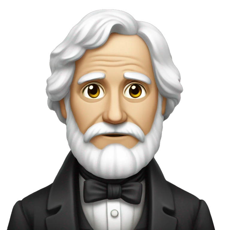 Ivan Turgenev Russian Author with a book emoji