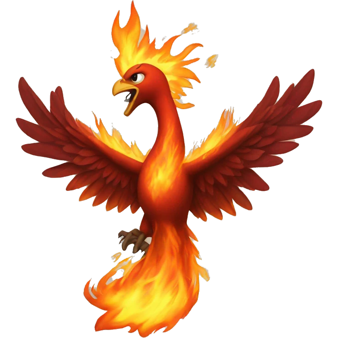 burning phoenix emoji