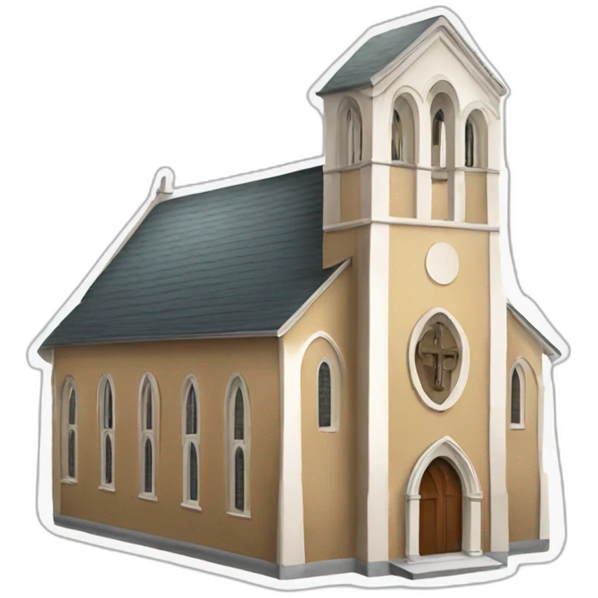 catholic church building emoji