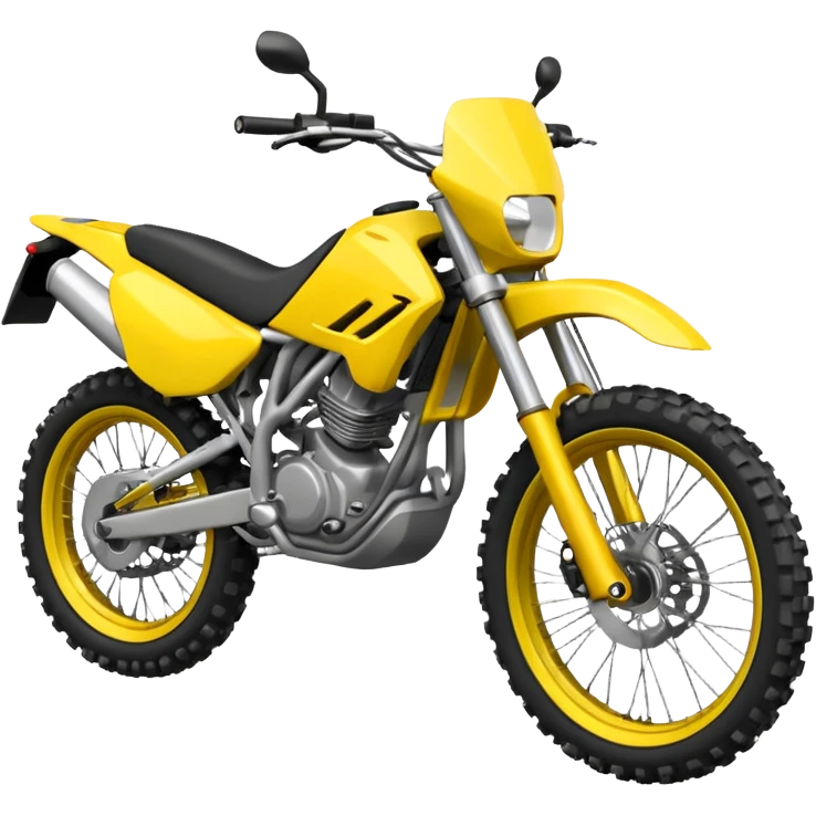 yellow enduro bike emoji