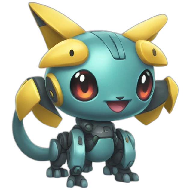 tiny cyber pokemon full body emoji