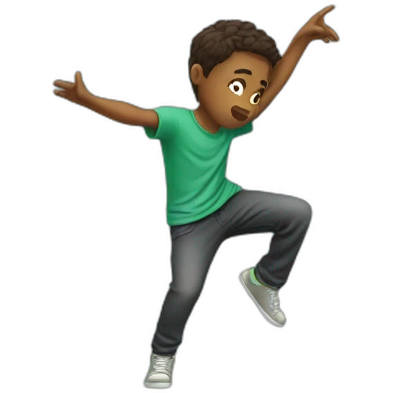 Boy dab  emoji