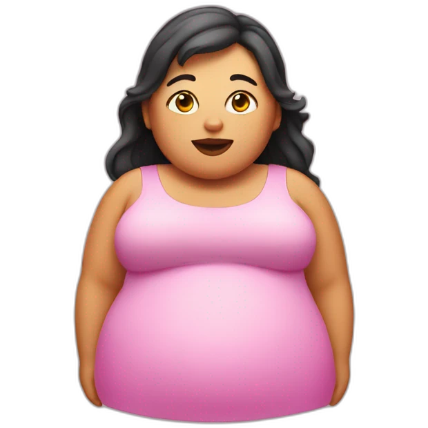 fat girl emoji