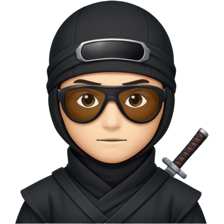 Ninja with sunglasses  emoji